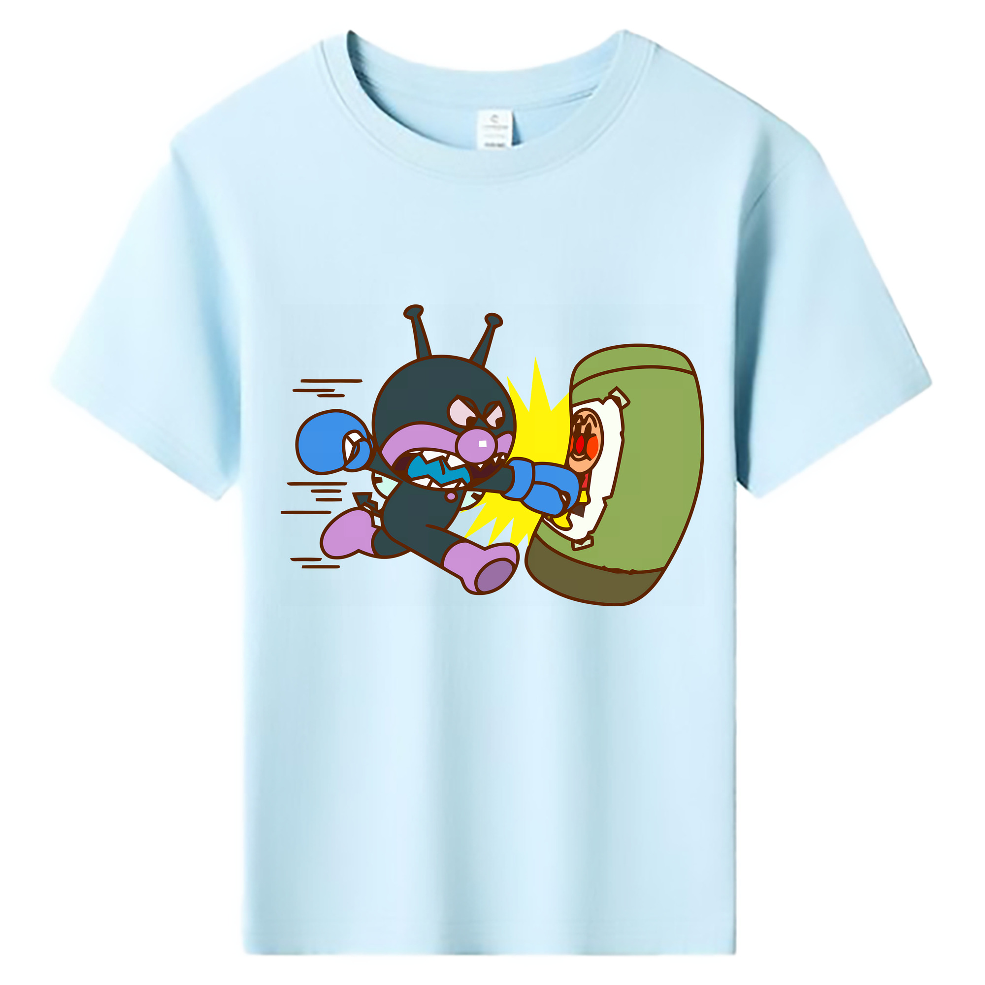（画像用） アンパンマン Anpanman 綿100％キッズTシャツ（フロントプリント）